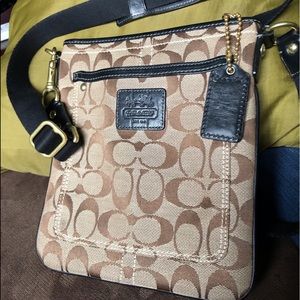 Coach adjustable across the body purse